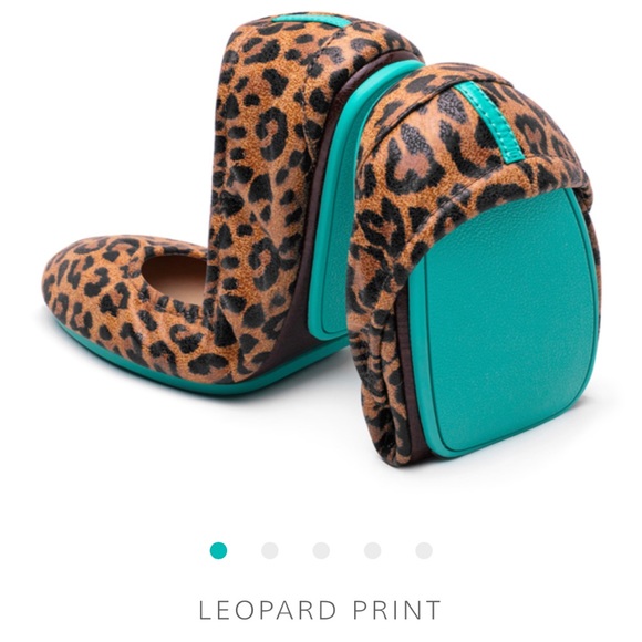 Tieks Leopard Flats Size:7 Like New!